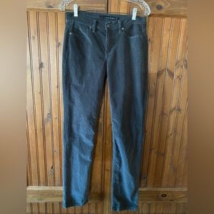 Women’s Calvin Klein charcoal gray corduroy jeans size 8
